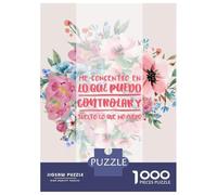Rompecabezas De 1000 Piezas para Adolescentes Positive Spanish Quote Rompecabezas para Adultos Juego Familiar Pero Divertido Y Humorístico Regalos para Reducir El Estrés 38x26cm/1000pcs