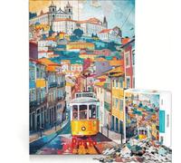 Rompecabezas de 1000 Piezas para Adolescentes póster artístico de Porto Juegos Familiares Corte de precisión cumpleaños y Navidad 38x52cm