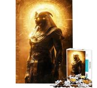Rompecabezas de 1000 Piezas para Adolescentes póster de Dioses egipcios Rompecabezas para Adultos Juego Familiar decoración del hogar Regalos de cumpleaños (tamaño 38x52cm)