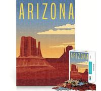 Rompecabezas de 1000 Piezas para Adolescentes,póster de Paisaje de Arizona,Arte de Ajuste, Juego Mental,Regalo,Tiempo de Descanso,diversión,Navidad,Arte de Ocio (50x75cm)