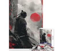 Rompecabezas de 1000 Piezas para Adolescentes póster de Shinobi o Ninja Juguete Educativo Gran Regalo para Juegos Juego práctico desafío Educativo tamaño 38x26cm