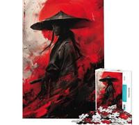 Rompecabezas de 1000 Piezas para Adolescentes póster de Shinobi o Ninja Rompecabezas de 1000 Piezas Juguetes antiestrés Mejora la Memoria Juego de ingenio para Toda la Familia (38x52cm)