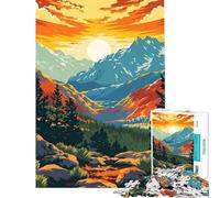 Rompecabezas de 1000 Piezas para Adolescentes Póster de Viaje de Sierra Nevada Actividades Divertidas para Hacer en casa una Obra de Arte Juguetes DIY para Mayores de 14 años (50x75cm)