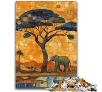 Rompecabezas de 1000 Piezas para Adolescentes, praderas africanas, Juego desafiante, Juguetes, Regalo Ideal para Toda la Familia a Partir de 14 años, 50x75cm