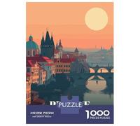 Rompecabezas De 1000 Piezas para Adolescentes Prague, Czech Republic Travel Rompecabezas para Adultos Juego De Ingenio para Mejorar La Memoria Regalos para Amigos Y Familiares 38x26cm/1000pcs