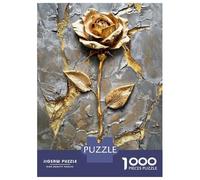 Rompecabezas De 1000 Piezas para Adolescentes Precious Petal Rose Art Rompecabezas para Adultos Juego Práctico Mejora La Memoria para Cumpleaños, Navidad 38x26cm/1000pcs