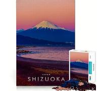 Rompecabezas de 1000 Piezas para Adolescentes, Prefectura de Shizuoka, Japón Juego de Ajuste, desafío Mental, Juguete, Momento de diversión Tranquila, Escena navideña, Arte (38x26cm)