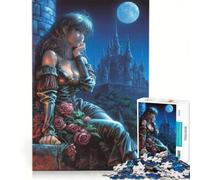 Rompecabezas de 1000 Piezas para Adolescentes: Princesas de fantasía y Romance, Juegos educativos, decoración de Pared, 50x75cm