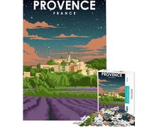 Rompecabezas de 1000 Piezas para Adolescentes Procenve France Night Art para Juegos educativos desafíos Juguetes Juegos relajantes análisis y lógica Excelentes Regalos y Juguetes (tamaño 38x26cm)