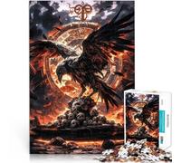 Rompecabezas de 1000 Piezas para Adolescentes Profecía del Cuervo Místico Juego Familiar para y Regalos de cumpleaños, Regalos, Arte Mural 52x38cm