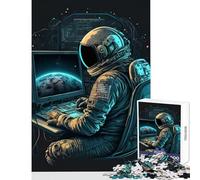 Rompecabezas de 1000 Piezas para Adolescentes Programador Espacial Juguete Educativo Regalo de cumpleaños Juego de ingenio colección de Artistas Bellas Artes tamaño 38x26cm