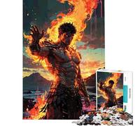 Rompecabezas de 1000 piezas para adolescentes Prometeo︰ Fuego Eterno Diversión en casa Actividades para toda la familia Juego imposible para mayores de 14 años Juego de rompecabezas ofrecido (50x75cm)