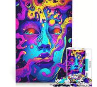 Rompecabezas de 1000 Piezas para Adolescentes Psicología Juegos Familiares para la diversión en Familia Colección de Artistas Bellas Artes 38x52cm