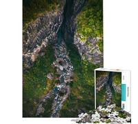 Rompecabezas de 1000 Piezas para Adolescentes Puerta del Agua - Rompecabezas para Adultos - Juego de ingenio - Desafío difícil - Regalos para Amigos y Familiares (Tamaño 38x26cm)