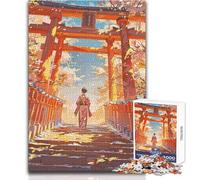 Rompecabezas de 1000 Piezas para Adolescentes, Puerta del Santuario Japonés, desafío difícil, Juego Educativo, Regalo para Mujeres y Hombres (tamaño 38x26cm)