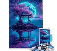 Rompecabezas de 1000 Piezas para Adolescentes Puerta Torii Japonesa Actividades Divertidas para Hacer en casa Decoración Juego de ingenio Apto para Mayores de 14 años 50x75cm