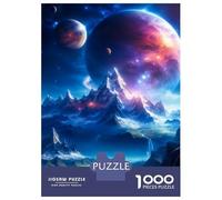 Rompecabezas De 1000 Piezas para Adolescentes Purple Mountains Rompecabezas Juego Familiar Mejora La Memoria Cumpleaños 70x50cm/1000pcs
