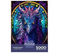 Rompecabezas De 1000 Piezas para Adolescentes Purple Seraphon Dragon Rompecabezas para Adultos Juegos Divertidos Desafío Difícil para Cumpleaños, Navidad 38x26cm/1000pcs