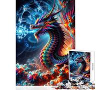 Rompecabezas de 1000 Piezas para Adolescentes Quantum Inferno Juegos relajantes desafío difícil Juguetes antiestrés con Piezas de Formas aleatorias Que encajan Perfectamente (50x75cm)