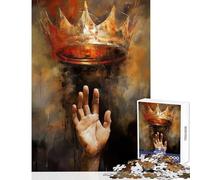 Rompecabezas de 1000 Piezas para Adolescentes Que Alcanzan la Corona Juguetes de decoración del hogar Gran Regalo para Juegos Juego práctico Interesante reducción del estrés tamaño 38x52cm