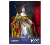 Rompecabezas De 1000 Piezas para Adolescentes Queen Victoria Painting Rompecabezas para Adultos Juego Familiar Decoración del Hogar Cumpleaños Y Navidad 38x26cm/1000pcs