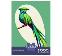 Rompecabezas De 1000 Piezas para Adolescentes Quetzal WPAP Pop Art Rompecabezas para Adultos Juegos Familiares Regalos para Mujeres Cumpleaños 70x50cm/1000pcs