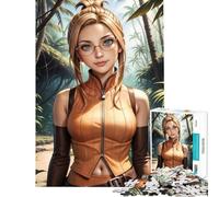 Rompecabezas de 1000 Piezas para Adolescentes Quistis (Final Fantasy) Juego práctico y adictivo para Cultivar la Paciencia Regalo de cumpleaños Decoración del hogar (tamaño 38x52cm)