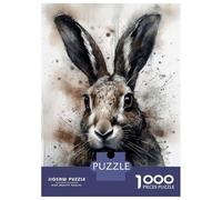 Rompecabezas De 1000 Piezas para Adolescentes Rabbit Beauty Inked Bunny Rompecabezas para Adultos Juego Práctico Pero Divertido Y Humorístico Regalos para Reducir El Estrés 70x50cm/1000pcs