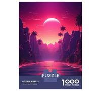 Rompecabezas De 1000 Piezas para Adolescentes Radiant Chromatic Reverie Rompecabezas para Adultos Juegos Relajantes Regalos para Mujeres 52x38cm/1000pcs
