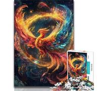Rompecabezas de 1000 Piezas para Adolescentes Rainbow Phoenix, un Regalo desafiante y difícil para Toda la Familia (tamaño 75x50cm)