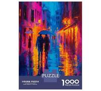 Rompecabezas De 1000 Piezas para Adolescentes Rainy Night in Venice Rompecabezas para Adultos Juegos Relajantes Alivia El Estrés Ayuda A Ejercitar El Cerebro 70x50cm/1000pcs