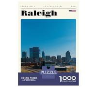 Rompecabezas De 1000 Piezas para Adolescentes Raleigh North Carolina Travel Art Rompecabezas para Adultos Juegos Divertidos Regalos para Mujeres Desafiantes De Completar 38x26cm/1000pcs