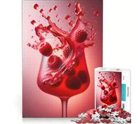 Rompecabezas de 1000 Piezas para Adolescentes Raspberry Collins Drama Berry Burst Juego Imposible interacción Entre Padres e Hijos cumpleaños 38x26cm