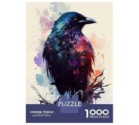 Rompecabezas De 1000 Piezas para Adolescentes Raven Colorful Rompecabezas para Adolescentes Juegos Familiares Desafío Difícil Regalos De Cumpleaños Y Únicos 38x26cm/1000pcs