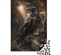 Rompecabezas De 1000 Piezas para Adolescentes Raven's Enigmatic Call Rompecabezas para Adultos Juegos Relajantes Decoración del Hogar Actividades Divertidas En Casa 38x26cm/1000pcs