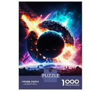 Rompecabezas De 1000 Piezas para Adolescentes Realistic Planet in Space Rompecabezas para Adultos Juego Familiar Corte De Precisión Regalo De Cumpleaños, Regalos, 70x50cm/1000pcs