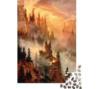 Rompecabezas De 1000 Piezas para Adolescentes Red Rock Canyon Sunset Rompecabezas para Adultos Juegos Familiares Mejora La Memoria Cumpleaños Y Navidad 52x38cm/1000pcs