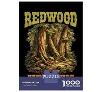 Rompecabezas De 1000 Piezas para Adolescentes Redwood National Park Vintage Rompecabezas para Adolescentes Juego Práctico para Mejorar La Memoria Regalos Y Cumpleaños Únicos 52x38cm/1000pcs