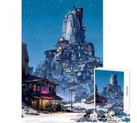 Rompecabezas de 1000 Piezas para Adolescentes Refugio de forajidos Juguetes de Bricolaje Regalo de cumpleaños Juegos Familiares con Piezas de Formas aleatorias Totalmente entrelazadas tamaño 50x75cm