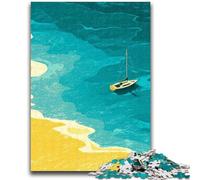 Rompecabezas de 1000 Piezas para Adolescentes,Regalo Abstracto de velero,Rompecabezas para Adolescentes,Alivio del estrés,Vacaciones en casa,Matar el Tiempo,decoración del hogar,Juguetes de 38x26cm