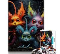 Rompecabezas de 1000 Piezas para Adolescentes, Regalo artístico, adorables Rompecabezas de Ardillas, Juguetes Cada Pieza es única Un Juego desafiante y Divertido para Toda la Familia (tamaño 38x26cm)