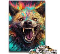 Rompecabezas de 1000 Piezas para Adolescentes, Regalo Colorido de hienas, Juego de Preguntas Ideal para Toda la Familia (26x38cm)