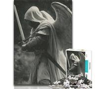 Rompecabezas de 1000 Piezas para Adolescentes, Regalo de Angel Knight, Juguetes de Juego, Cada Pieza es única, desafiante y Divertido Juego Familiar (tamaño 38x26cm)