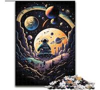 Rompecabezas de 1000 Piezas para Adolescentes, Regalo de Aventura galáctica Juego Intelectual Que fomenta el Amor en Pareja a Partir de los 14 años tamaño 26x38cm
