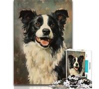 Rompecabezas de 1000 Piezas para Adolescentes, Regalo de Border Collie, Juguetes educativos, Juegos antiestrés, decoración única para el hogar y Regalos, 50x75cm