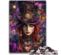 Rompecabezas de 1000 Piezas para Adolescentes, Regalo de Bruja misteriosa, Entretenimiento Familiar, Juguetes educativos para cumpleaños y Navidad para Mayores de 14 años, 50x75cm