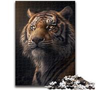 Rompecabezas de 1000 Piezas para Adolescentes, Regalo de Da Vinci Tiger, antiestrés, desafío difícil, Mejora el Amor en Pareja, 50x75cm