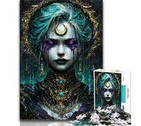 Rompecabezas de 1000 Piezas para Adolescentes, Regalo de espíritu místico de la Naturaleza Desafiante, Divertido y Divertido Toda la Familia a Partir de los 14 años 38x26cm