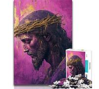 Rompecabezas de 1000 Piezas para Adolescentes Regalo de fantasía de Jesús Rompecabezas para Adolescentes Alivio del estrés Vacaciones en casa Matar el Tiempo decoración del hogar Juguetes de 38x26cm