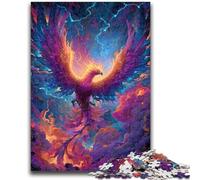 Rompecabezas de 1000 Piezas para Adolescentes, Regalo de Fénix Misterioso, antiestrés, desafío difícil, Toda la Familia, 38x26cm